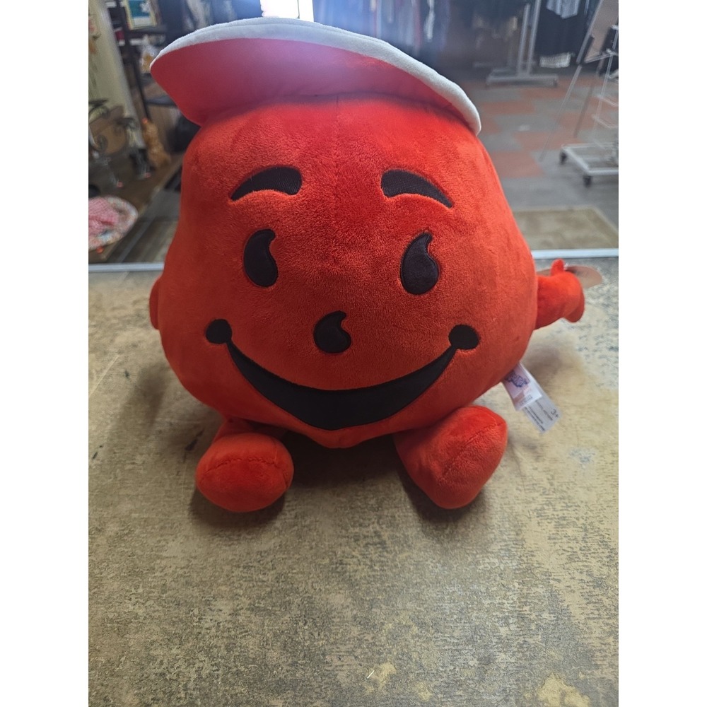 Kool-Aid Man Jumbo Plush Toy Stuffed Animal Toy Fiesta Large 14 Inches Tall